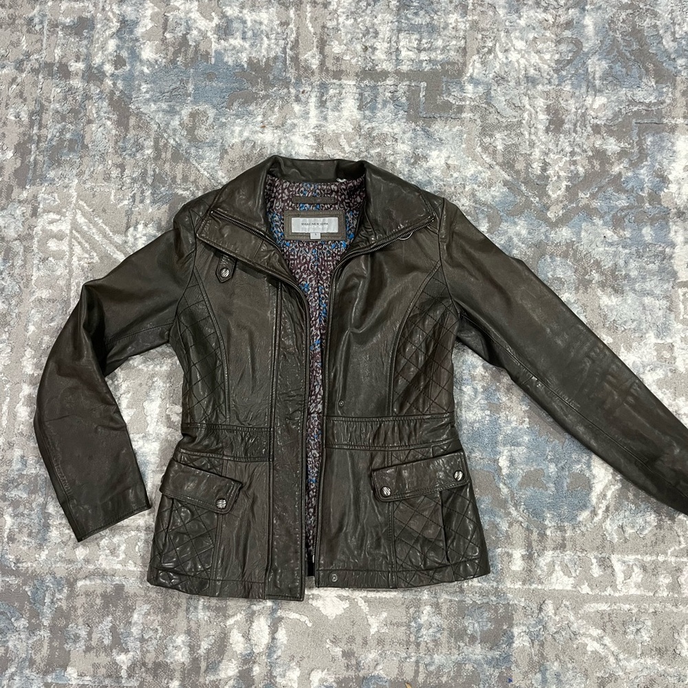 Leather jacket.  Excellent condition